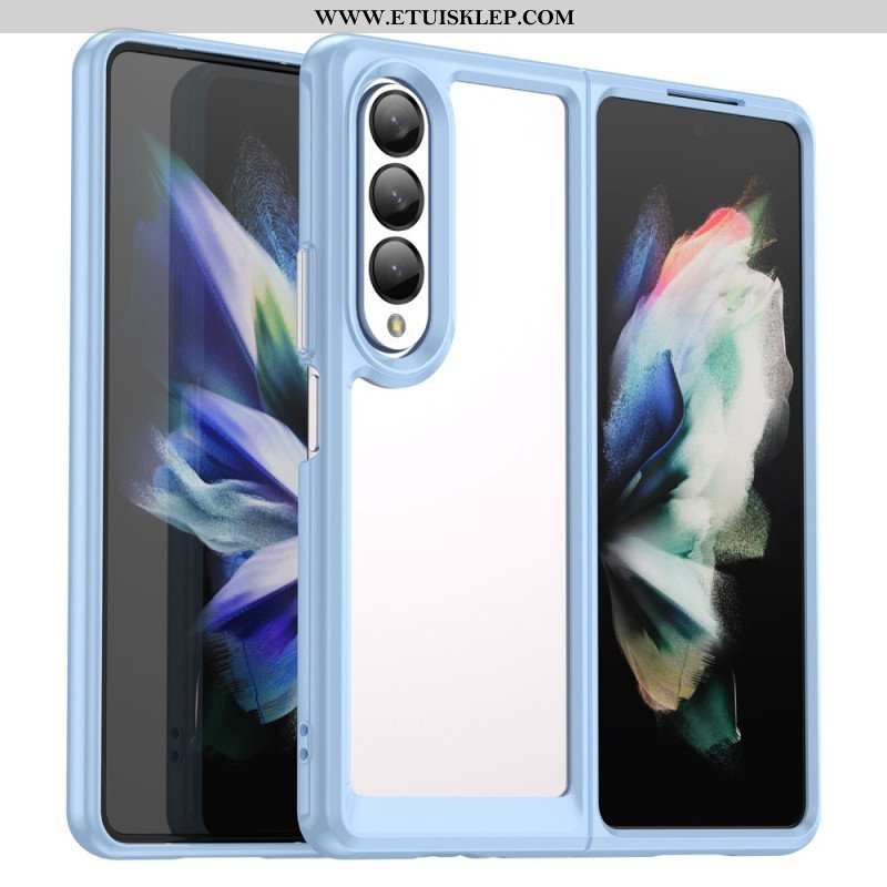 Etui do Samsung Galaxy Z Fold 4 Kolor Tworzywa Sztucznego